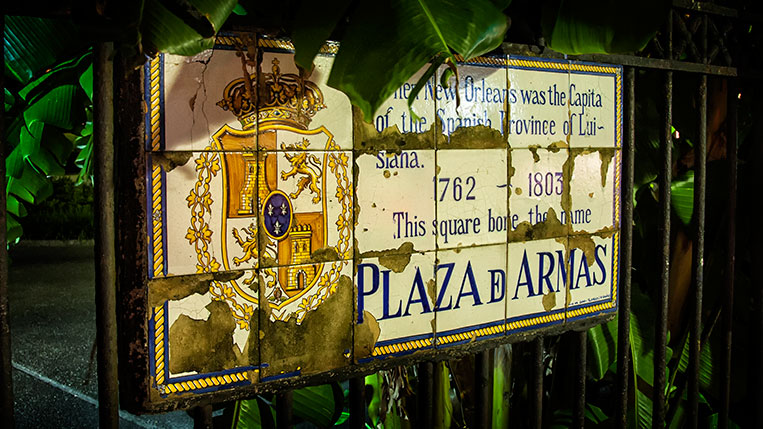 New Orleans Plaza D Armas 