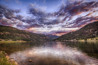 Sunset Over Lake San Cristobal 