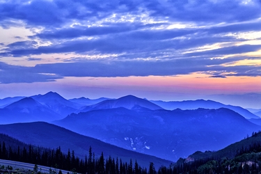 Colorado San Juan Mountains Blue Hour 